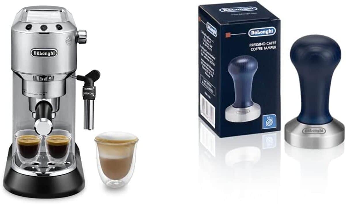 Test de la machine expresso de'longhi dedicà style ec685m en acier chromé