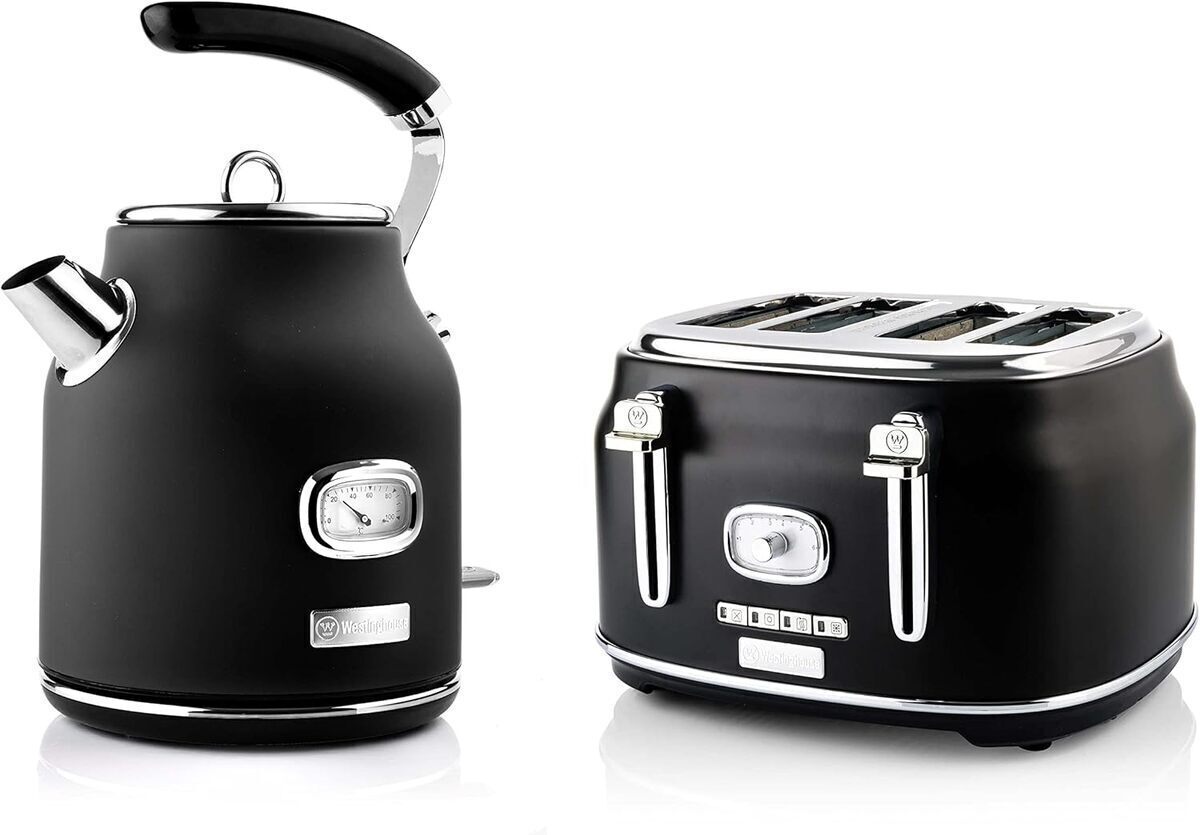 Test de l'ensemble petit-déjeuner Retroline Westinghouse : grille-pain et bouilloire