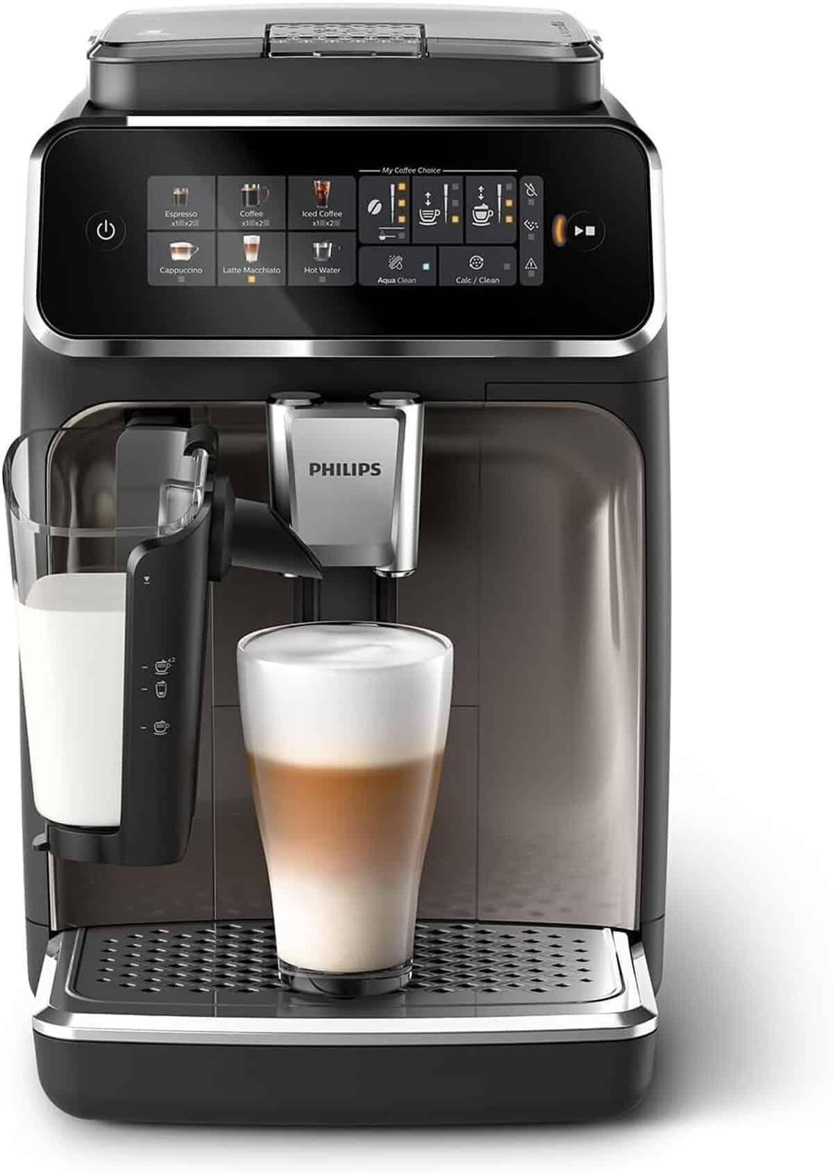 Test : philips expresso broyeur Série 3300 écran tactile et carafe LatteGo